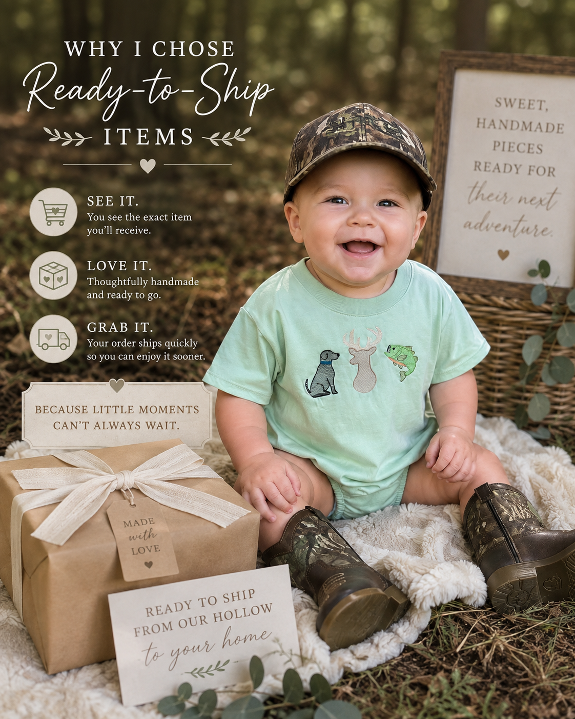 Why I Chose Ready-to-Ship Embroidered Baby Outfits
