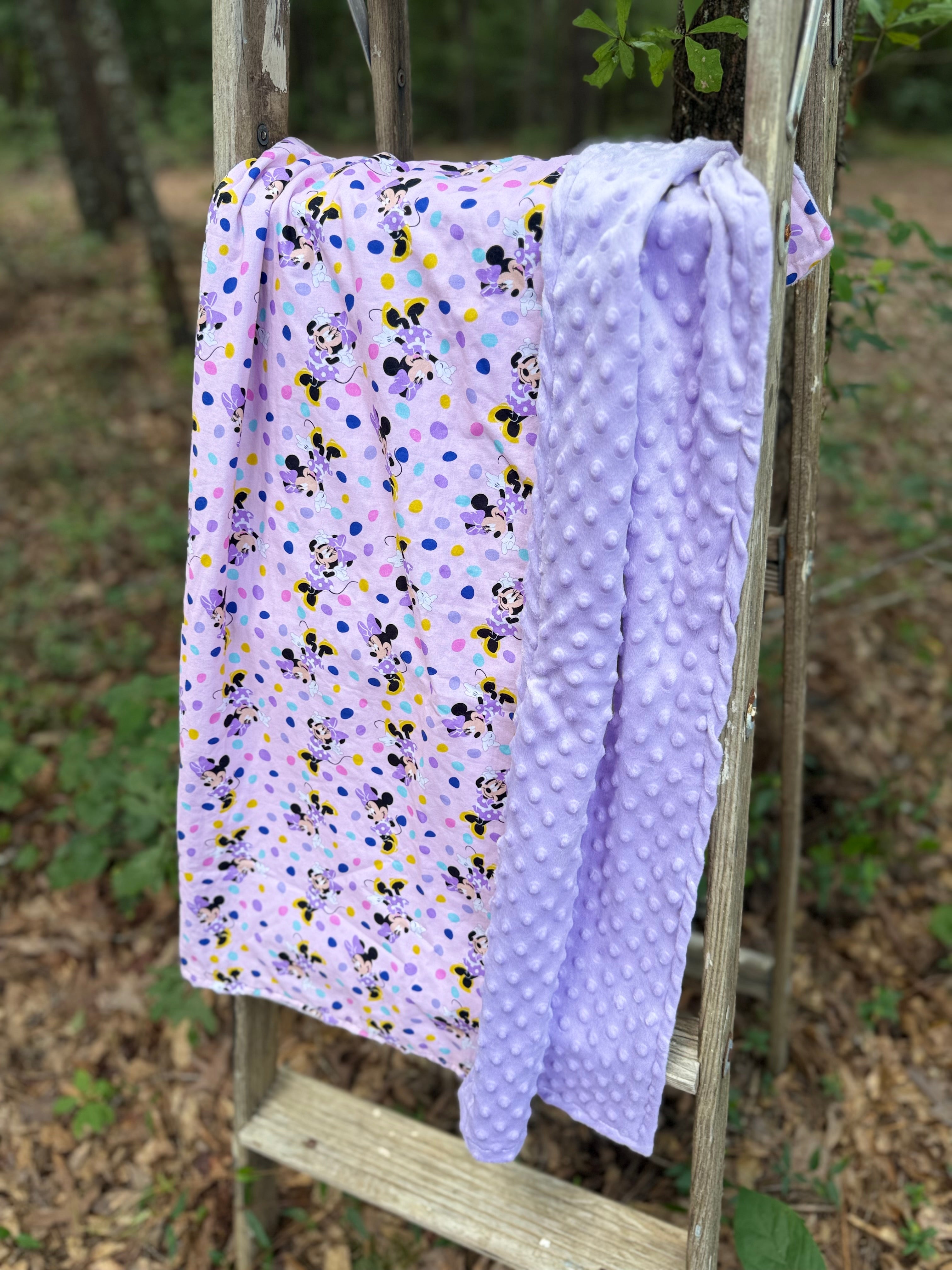 Minnie Mouse| Minky Blanket | Handmade Baby Blanket | Personalized Gift