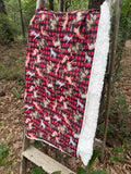 Woodland Buffalo Plaid | Minky Blanket | Handmade Baby Blanket | Personalized Gift