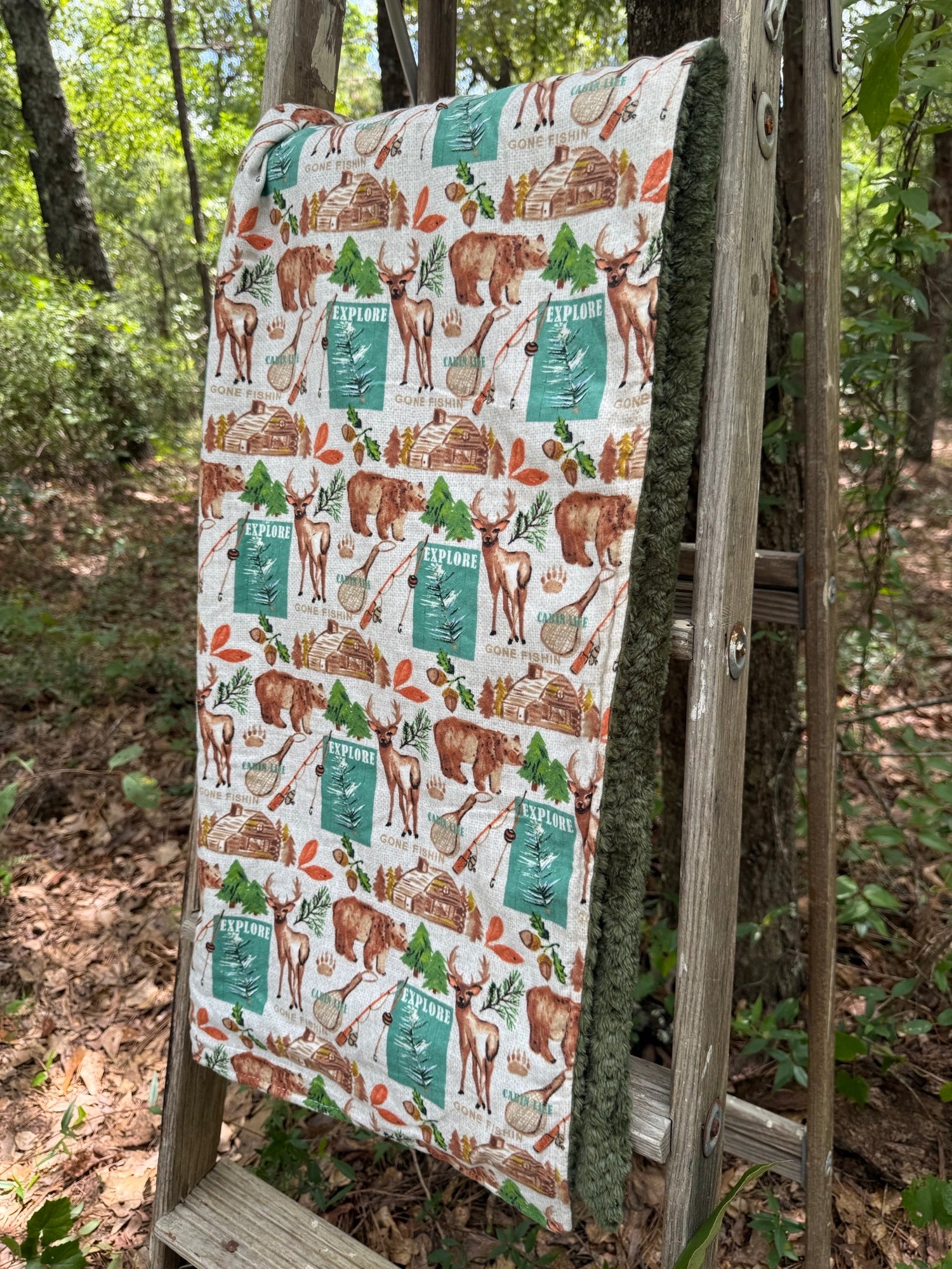 Hunting Tribe| Minky Blanket | Handmade Baby Blanket | Personalized Gift