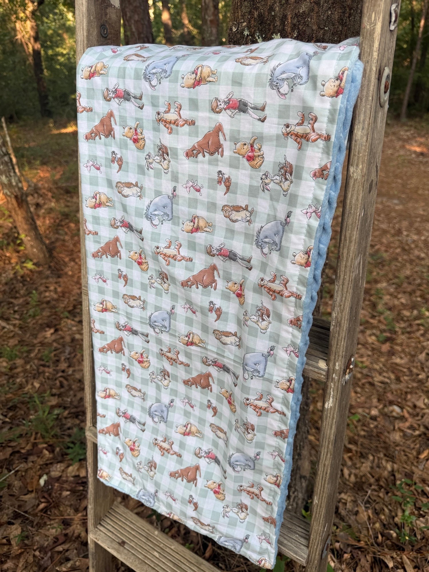 Winnie The Pooh| Minky Blanket | Handmade Baby Blanket | Personalized Gift
