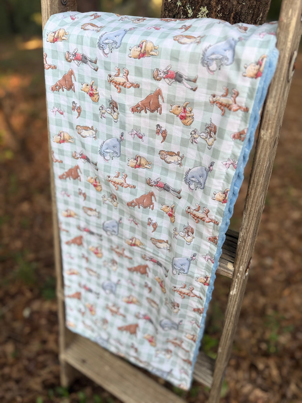 Winnie The Pooh| Minky Blanket | Handmade Baby Blanket | Personalized Gift