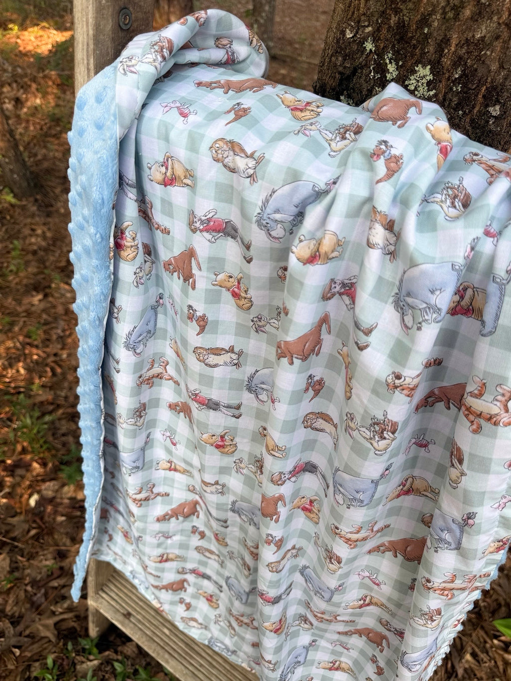 Winnie The Pooh| Minky Blanket | Handmade Baby Blanket | Personalized Gift