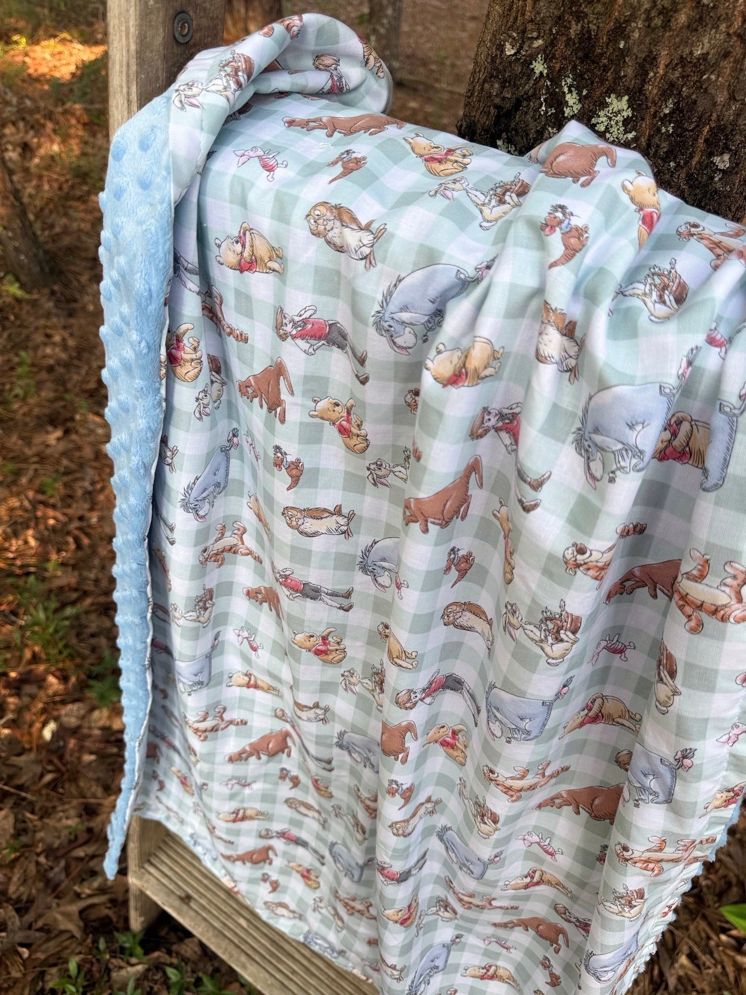 Winnie The Pooh| Minky Blanket | Handmade Baby Blanket | Personalized Gift