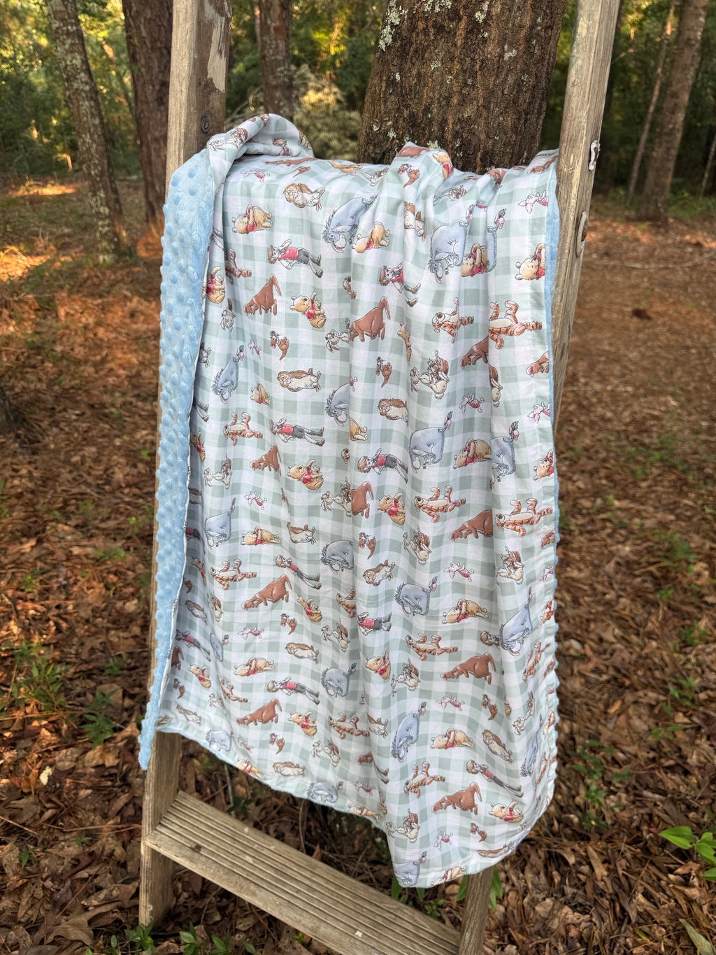Winnie The Pooh| Minky Blanket | Handmade Baby Blanket | Personalized Gift